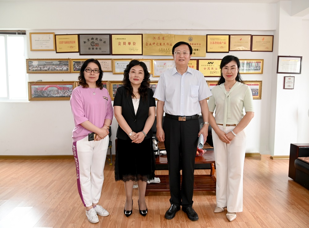 中国铸造协会张立波会长、袁亚娟专务与江苏省高淳经济开发区领导莅临我司指导工作!